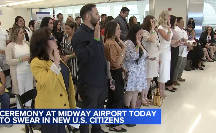 ‘I Do Belong’: Hundreds Of Immigrants Sworn In As New Americans Ahead of July 4 Holiday